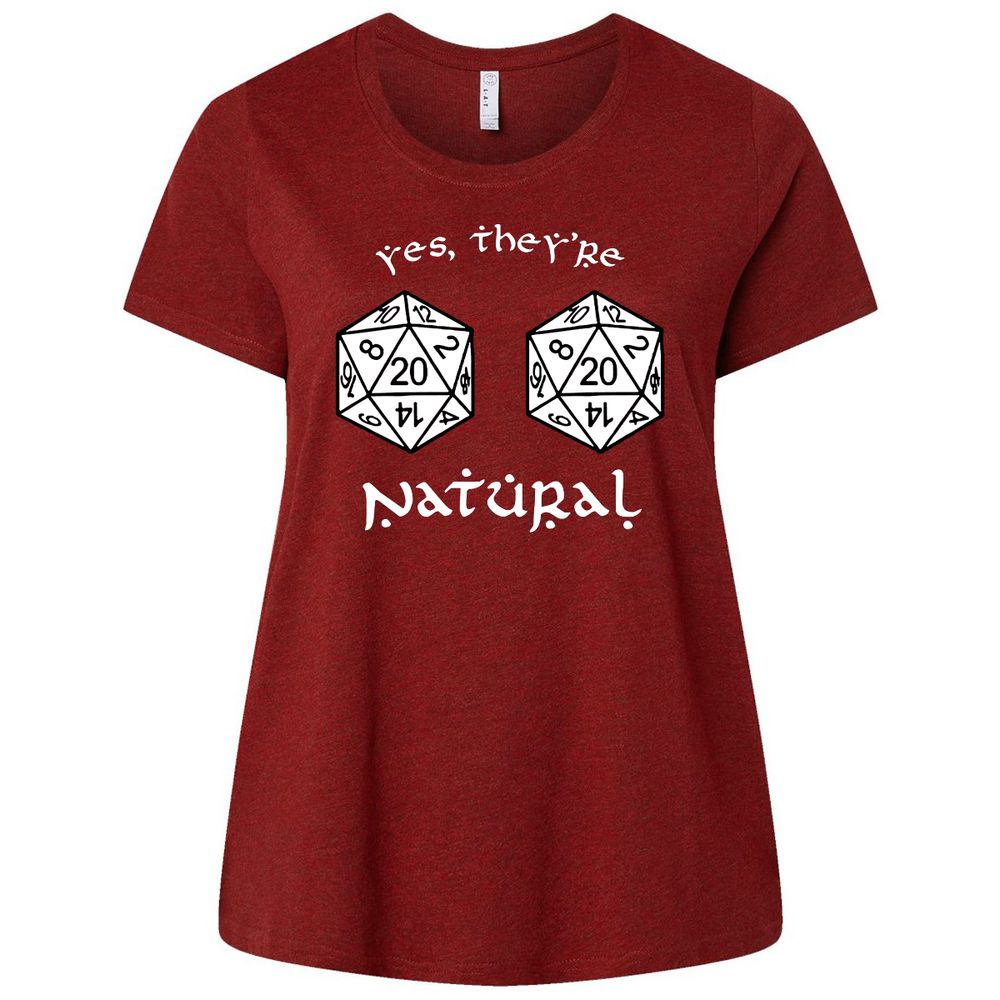 Ladies Curvy Jersey - CQPL1H74 - Cardinal - 10