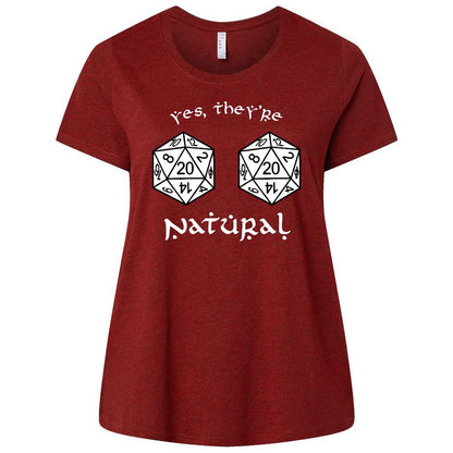 Ladies Curvy Jersey - CQPL1H74 - Cardinal - 10