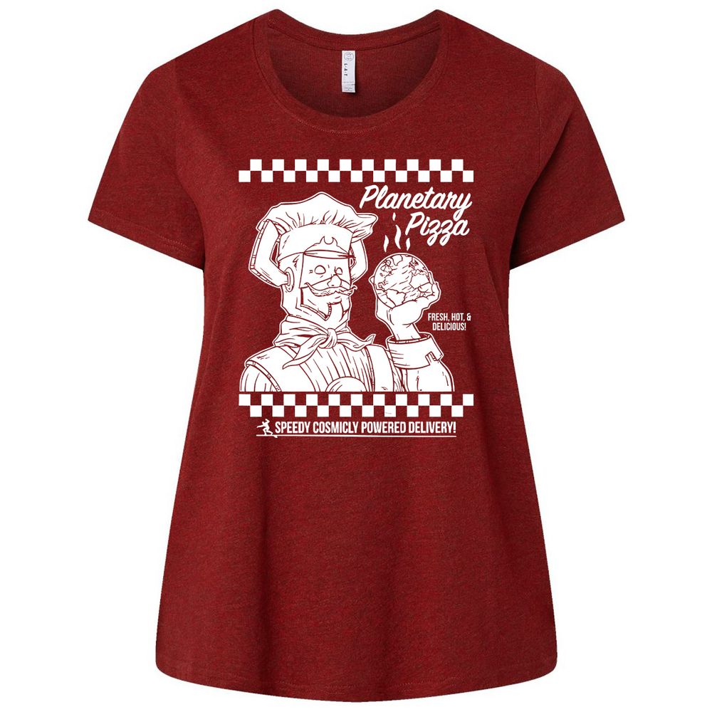 Ladies Curvy Jersey - JWL2XSQ4 - Cardinal - 10