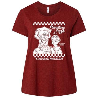 Ladies Curvy Jersey - JWL2XSQ4 - Cardinal - 10