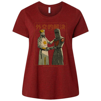 Ladies Curvy Jersey - JUYYA8ZE - Cardinal - 10