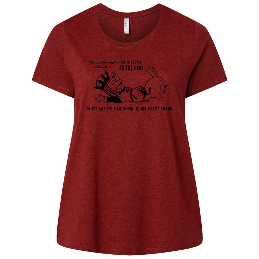 Ladies Curvy Jersey - 3B5XY5KZ - Cardinal - 10