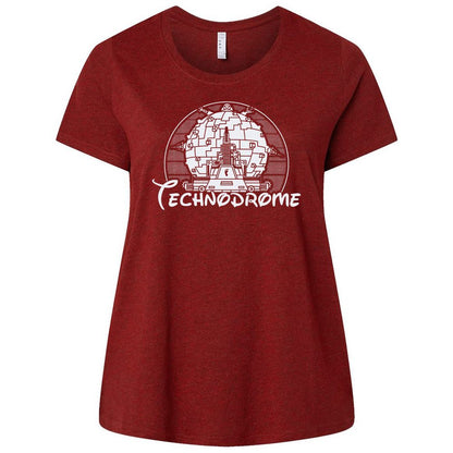 Ladies Curvy Jersey - AMWE1Q9Q - Cardinal - 10