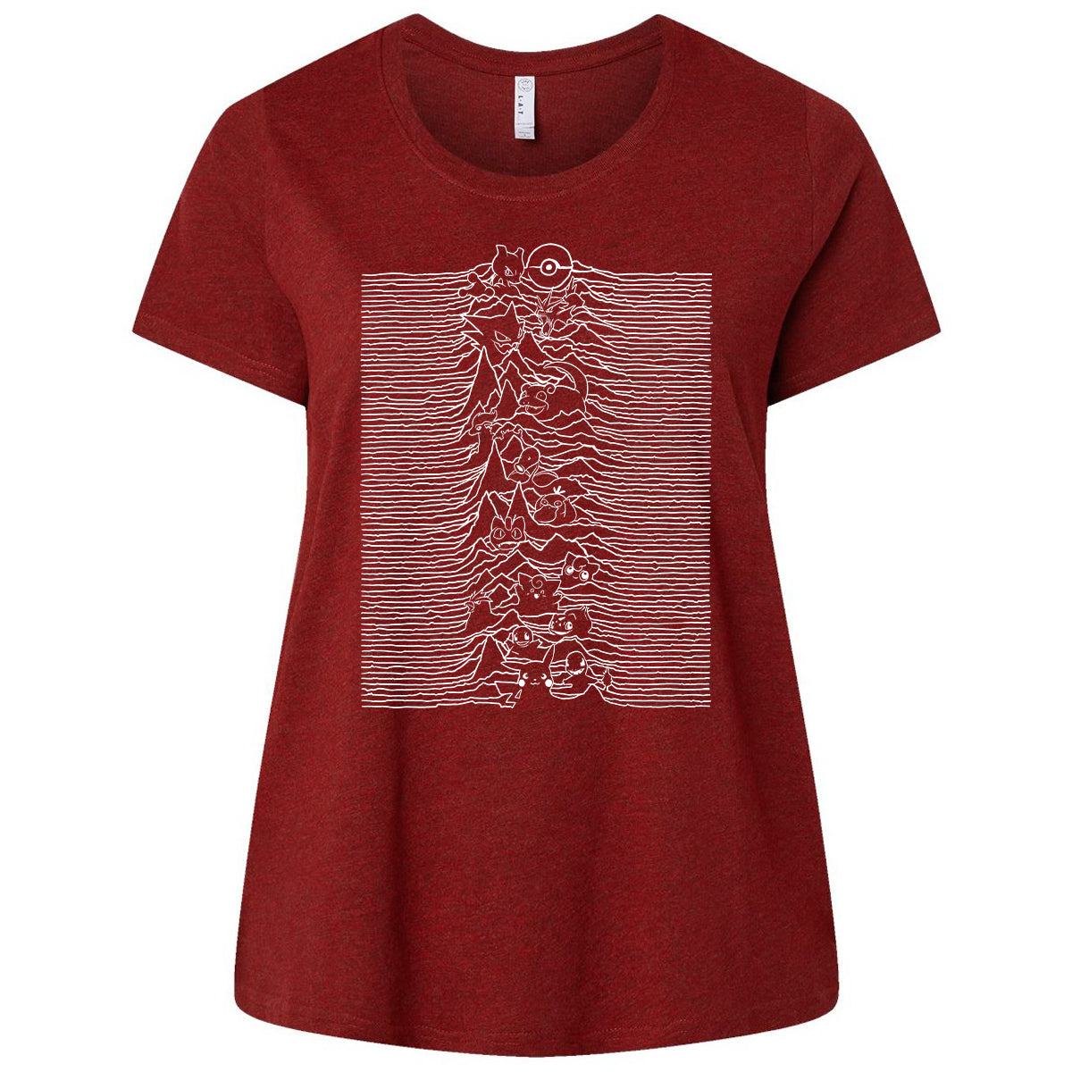 Ladies Curvy Jersey - J4ZB8UHN - Cardinal - 10