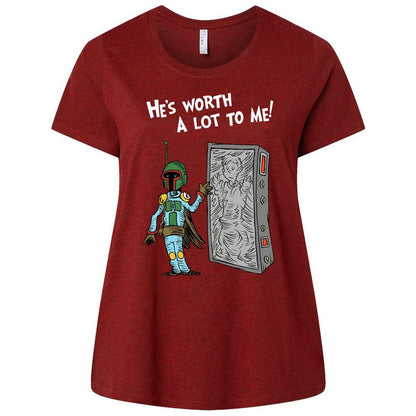 Ladies Curvy Jersey - C4XWEPAL - Cardinal - 10