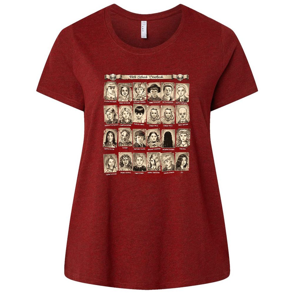 Ladies Curvy Jersey - WE7D4XWQ - Cardinal - 10