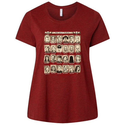 Ladies Curvy Jersey - WE7D4XWQ - Cardinal - 10