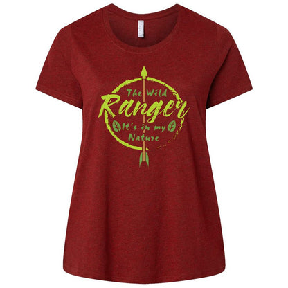 Ladies Curvy Jersey - LR7F2A5V - Cardinal - 10