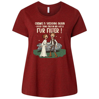 Ladies Curvy Jersey - 1T8WVFUR - Cardinal - 10