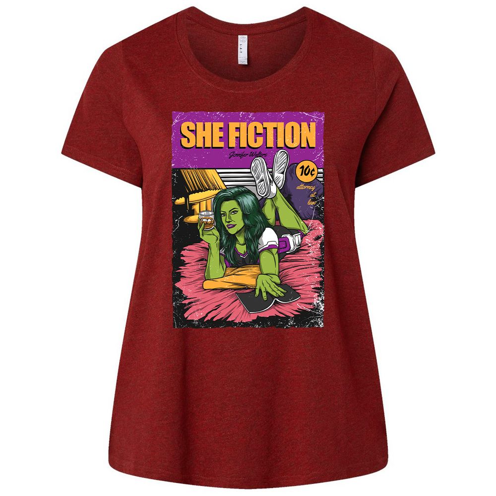 Ladies Curvy Jersey - 6D99RCWL - Cardinal - 10