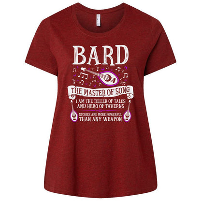 Ladies Curvy Jersey - V61EKGH9 - Cardinal - 10