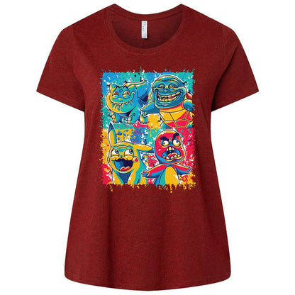 Ladies Curvy Jersey - J4YPTLZG - Cardinal - 10