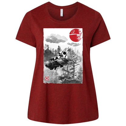 Ladies Curvy Jersey - WSJNQ7NN - Cardinal - 10