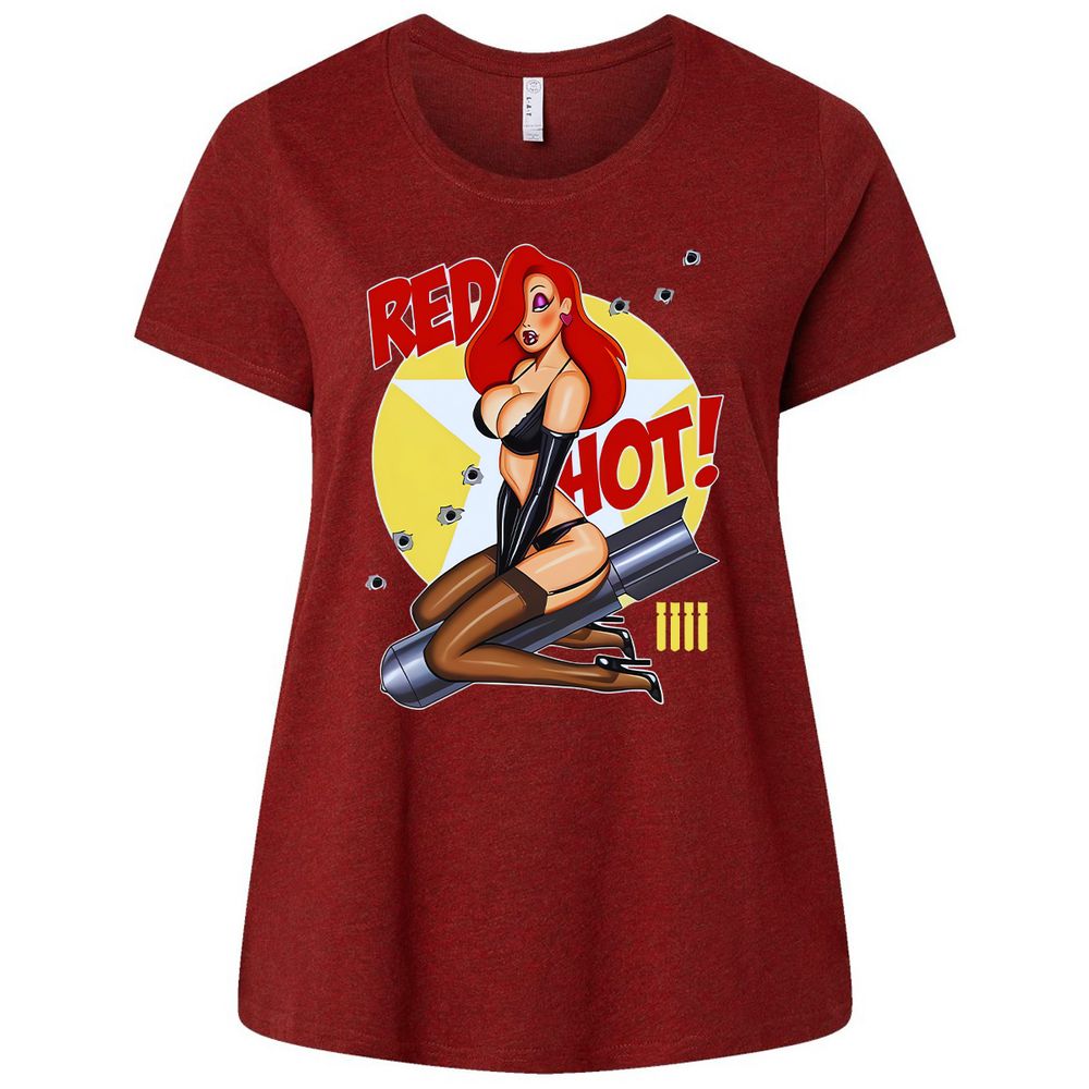 Ladies Curvy Jersey - Y9JDRRCA - Cardinal - 10