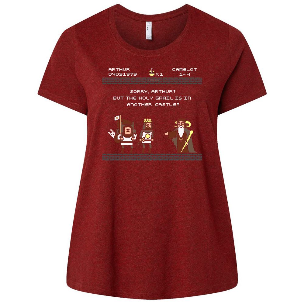 Ladies Curvy Jersey - 74FB5ZTQ - Cardinal - 10