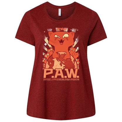 Ladies Curvy Jersey - PY6CKXXW - Cardinal - 10