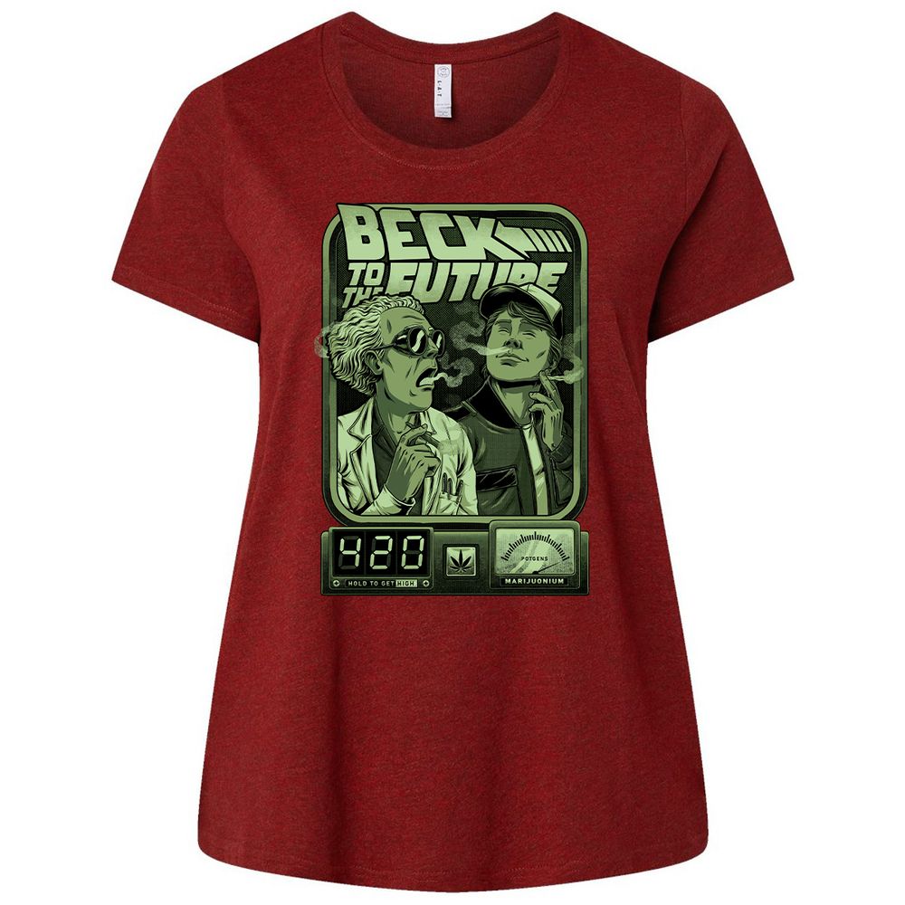 Ladies Curvy Jersey - KNYV49UX - Cardinal - 10