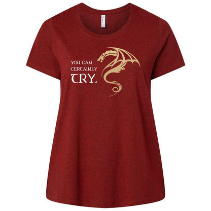 Ladies Curvy Jersey - 7Z4MM6ZF - Cardinal - 10