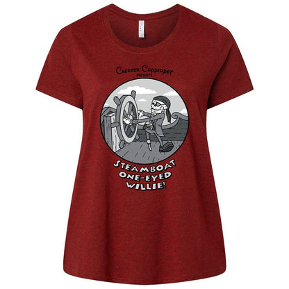 Ladies Curvy Jersey - D5VGA7HN - Cardinal - 10