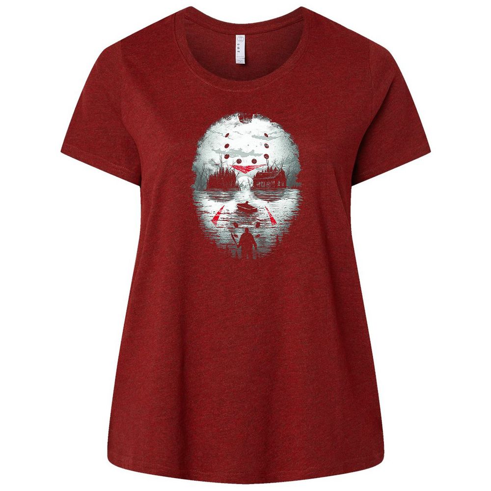 Ladies Curvy Jersey - 9NC7MP68 - Cardinal - 10