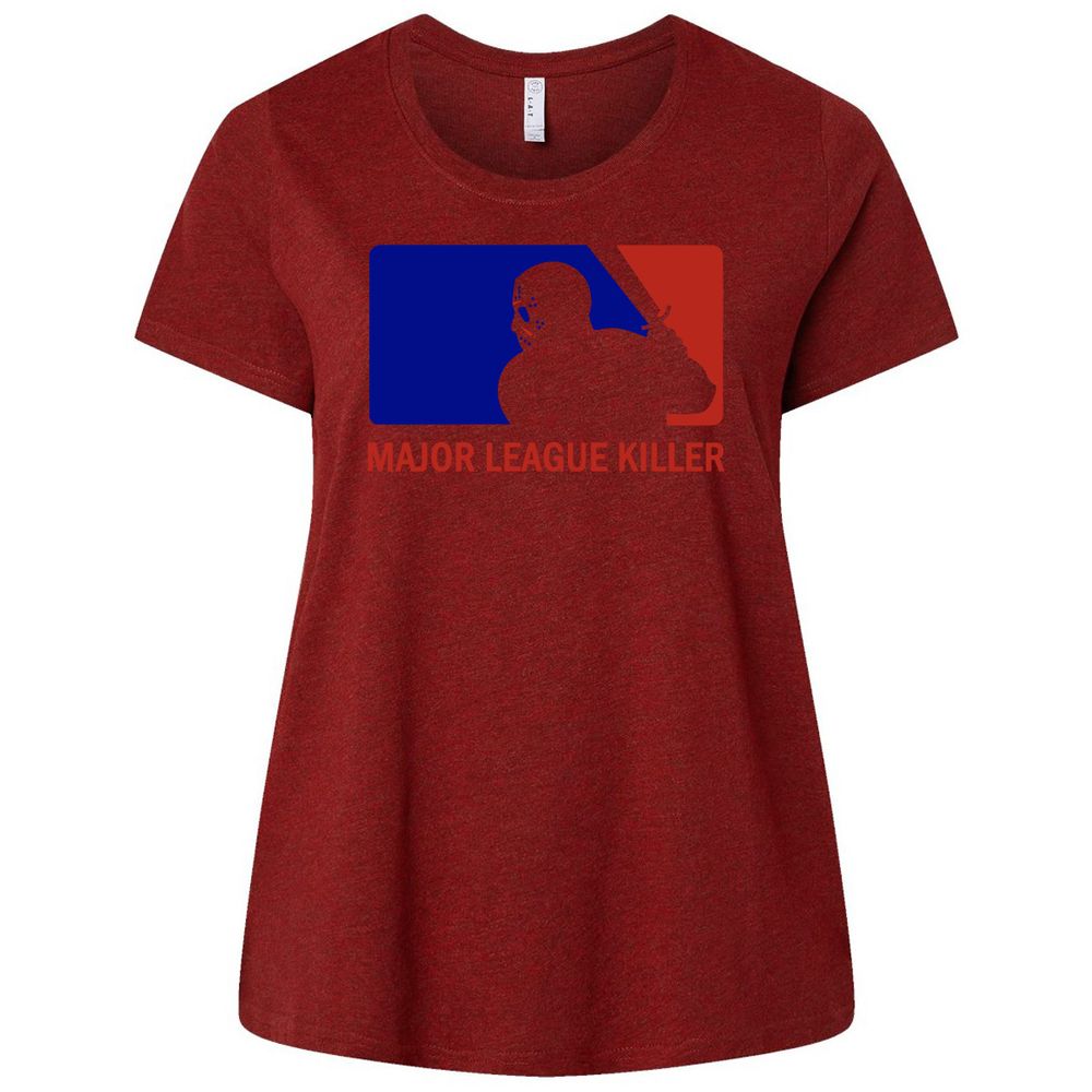 Ladies Curvy Jersey - QAAAL1KZ - Cardinal - 10