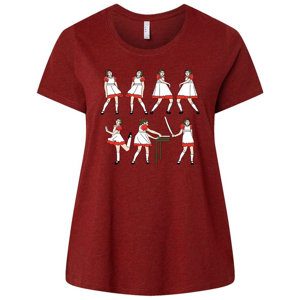 Ladies Curvy Jersey - PTXJHFHP - Cardinal - 10