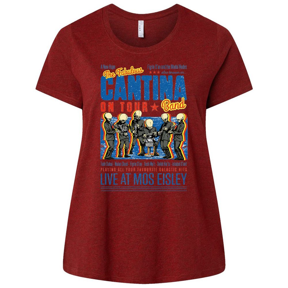 Ladies Curvy Jersey - 9VYHVBU3 - Cardinal - 10