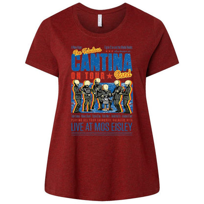 Ladies Curvy Jersey - 9VYHVBU3 - Cardinal - 10