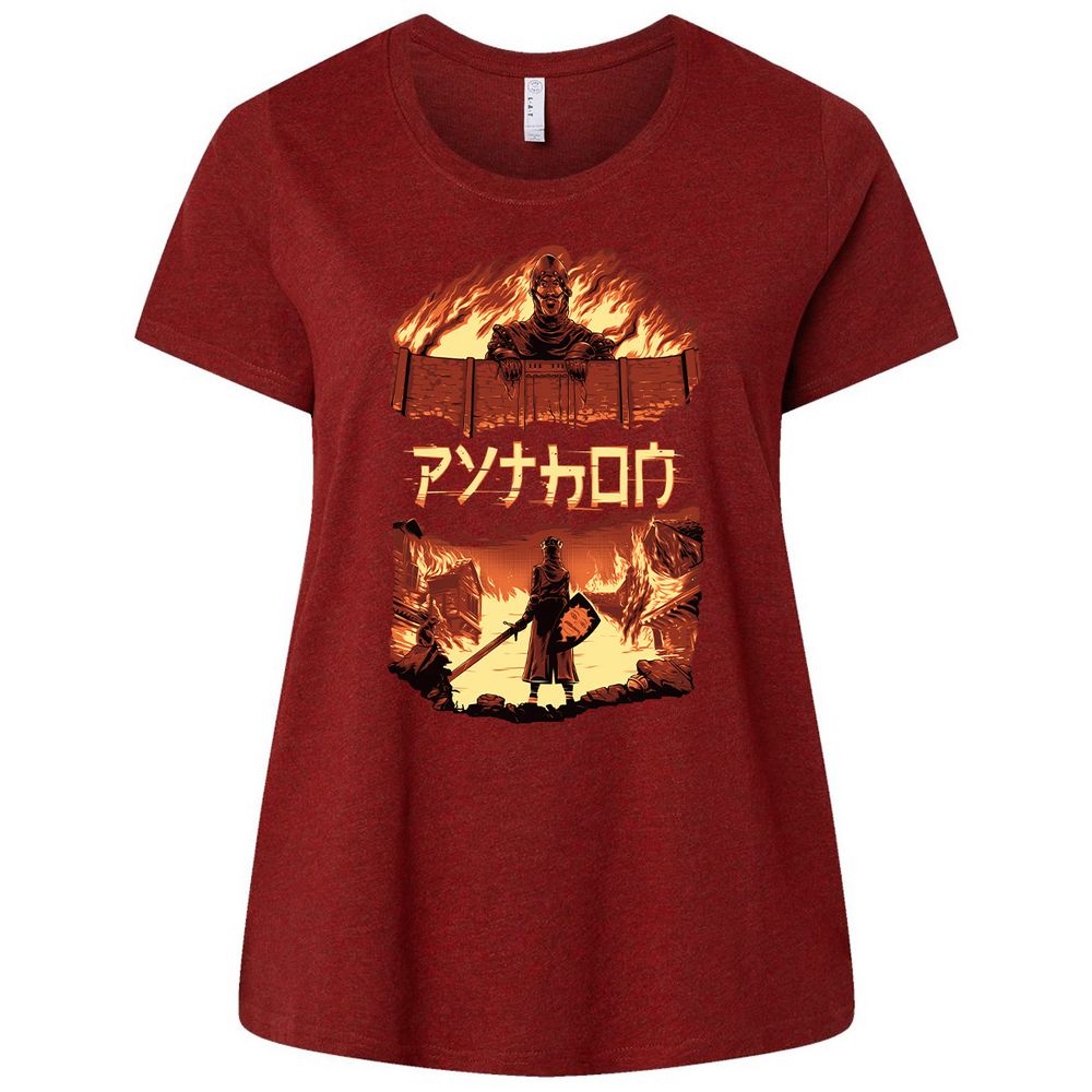 Ladies Curvy Jersey - V155SMJ9 - Cardinal - 10