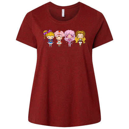 Ladies Curvy Jersey - E6QAALBE - Cardinal - 10