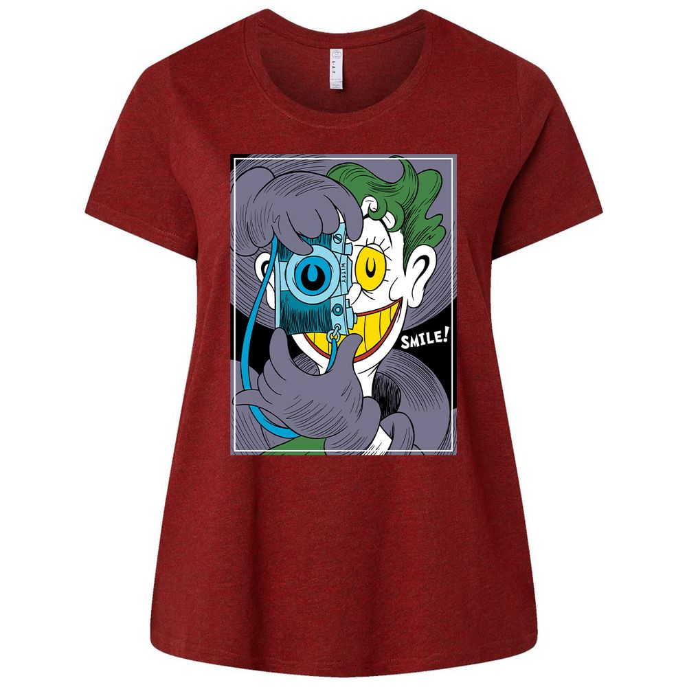 Ladies Curvy Jersey - BG2E6E6Y - Cardinal - 10