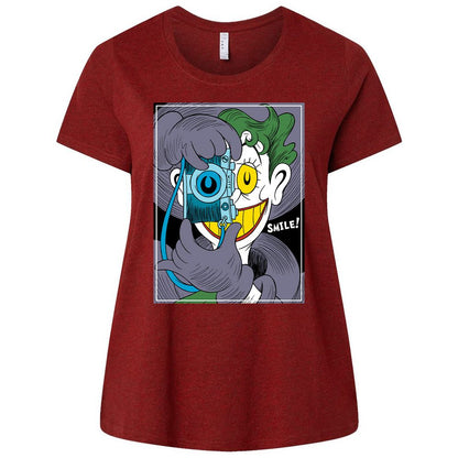 Ladies Curvy Jersey - BG2E6E6Y - Cardinal - 10