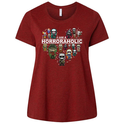 Ladies Curvy Jersey - TGH5ZYJQ - Cardinal - 10