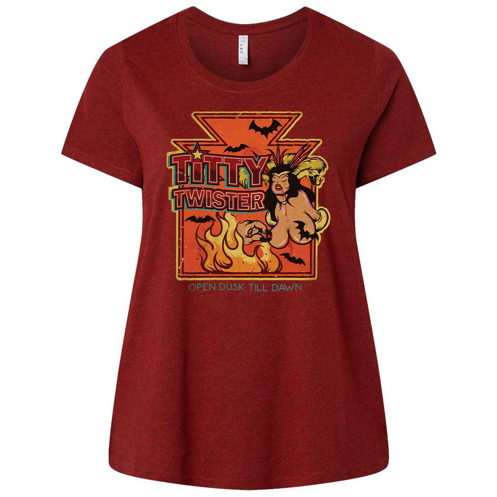 Ladies Curvy Jersey - NVN4TTM9 - Cardinal - 10