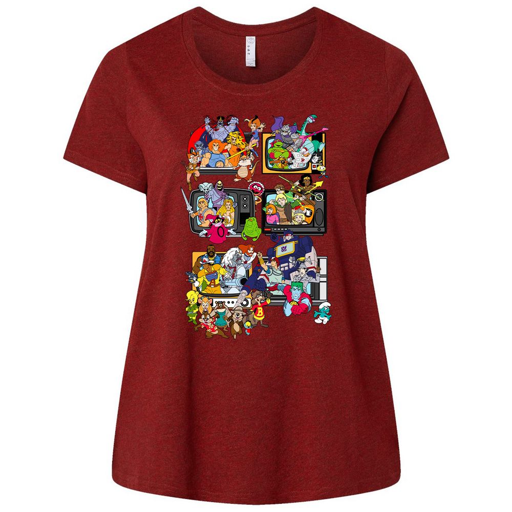 Ladies Curvy Jersey - 6A4FBN7Q - Cardinal - 10