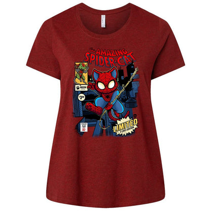 Ladies Curvy Jersey - VKNUNAUN - Cardinal - 10