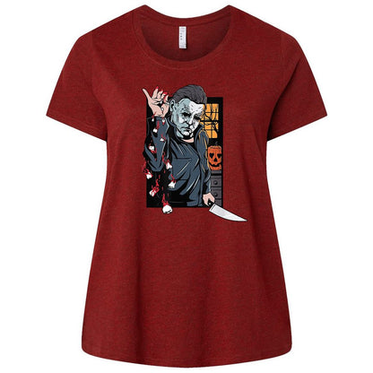 Ladies Curvy Jersey - 2GJDTGCM - Cardinal - 10