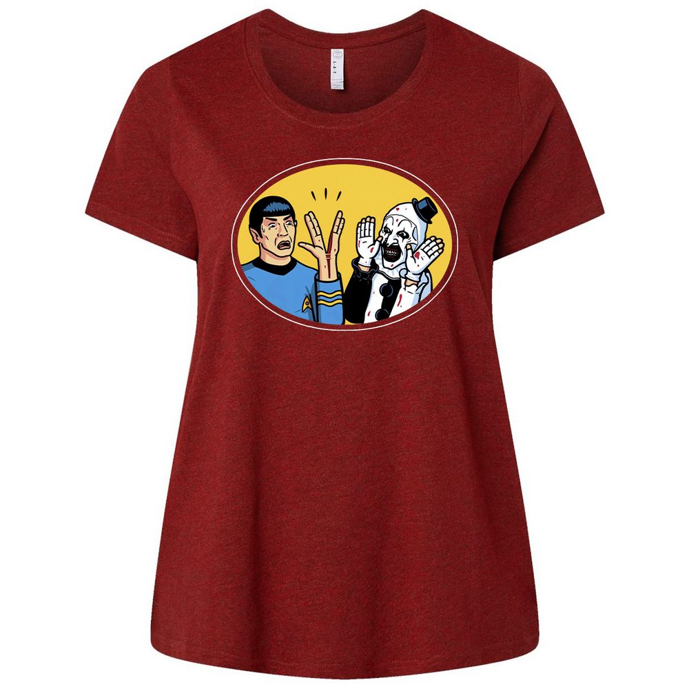 Ladies Curvy Jersey - A23L4TV9 - Cardinal - 10