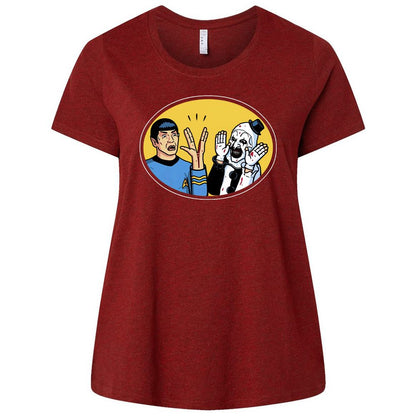 Ladies Curvy Jersey - A23L4TV9 - Cardinal - 10