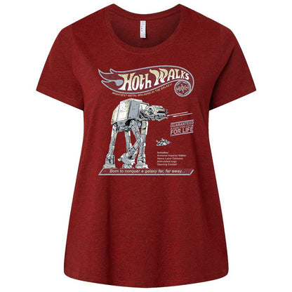 Ladies Curvy Jersey - MQUKS3VD - Cardinal - 10