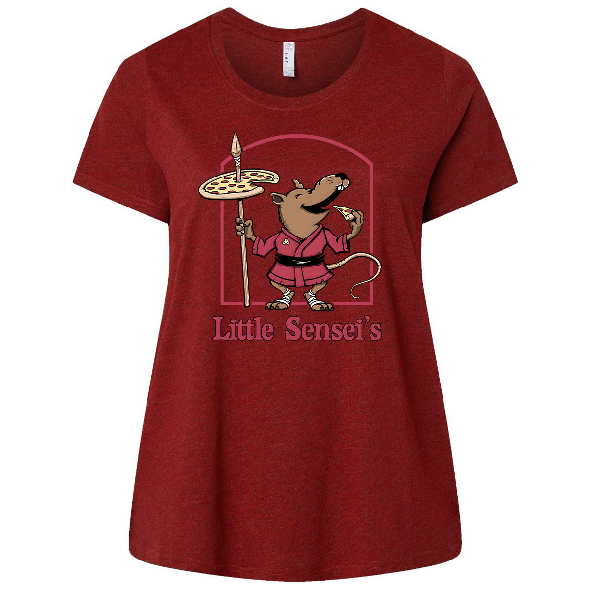 Ladies Curvy Jersey - FQHKDYDQ - Cardinal - 10