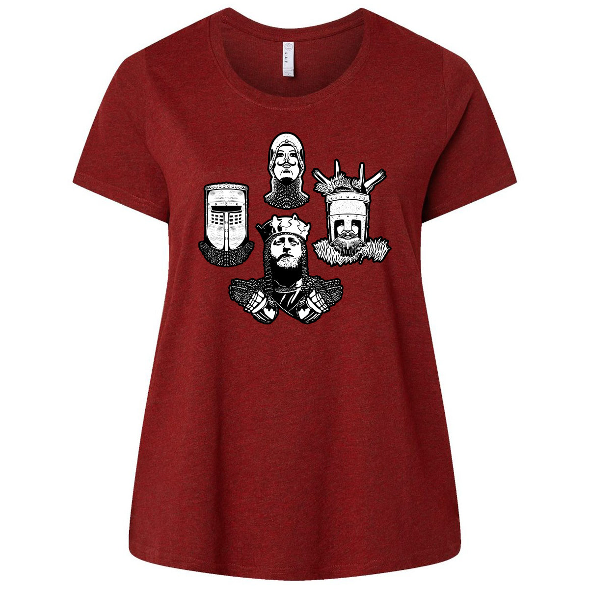 Ladies Curvy Jersey - BHK8J849 - Cardinal - 10