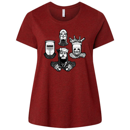 Ladies Curvy Jersey - BHK8J849 - Cardinal - 10