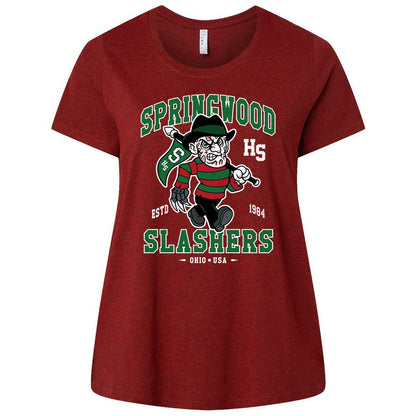 Ladies Curvy Jersey - YJLFLGX2 - Cardinal - 10