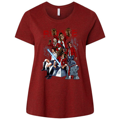 Ladies Curvy Jersey - URNN7JGH - Cardinal - 10