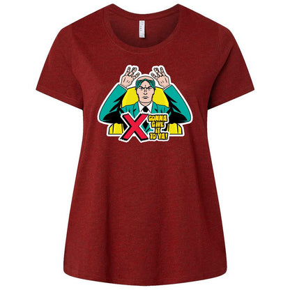 Ladies Curvy Jersey - RL4MJZNN - Cardinal - 10