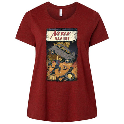 Ladies Curvy Jersey - 78BJQ1LM - Cardinal - 10