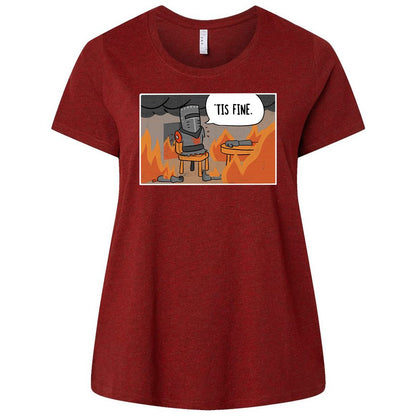 Ladies Curvy Jersey - MWL683L3 - Cardinal - 10