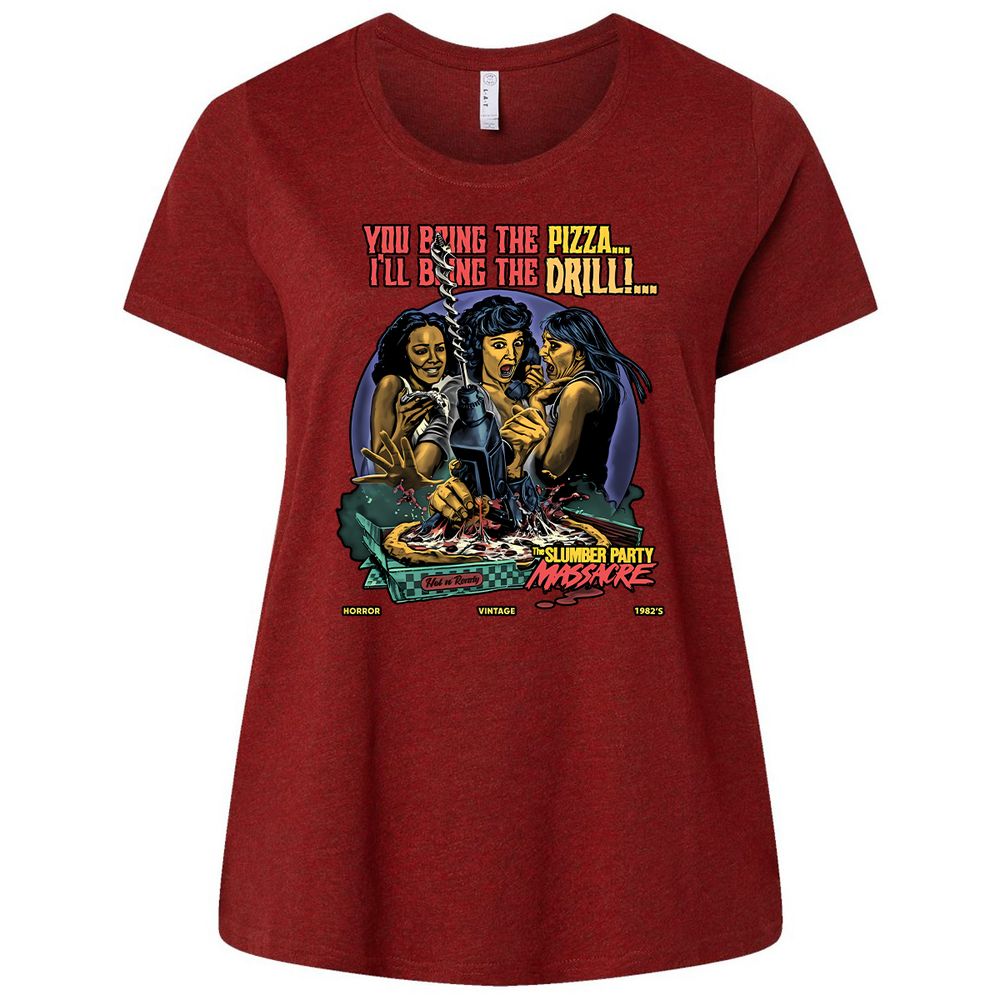 Ladies Curvy Jersey - ZN7KTQ32 - Cardinal - 10