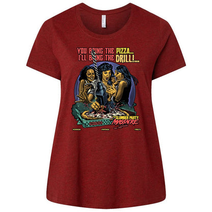 Ladies Curvy Jersey - ZN7KTQ32 - Cardinal - 10